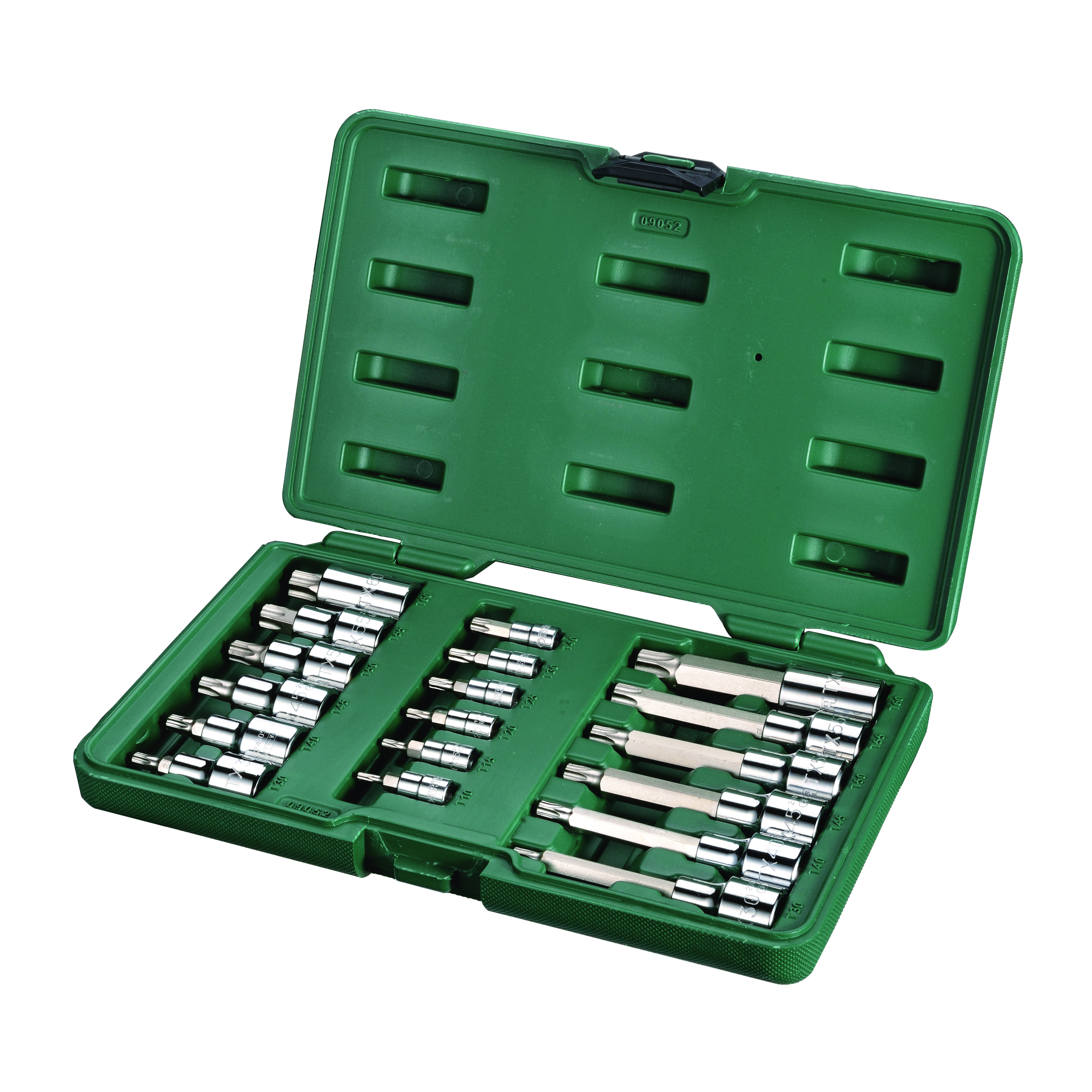 JG COPA C/PUNTAS TORX 1/4"- 1/2" 18PC