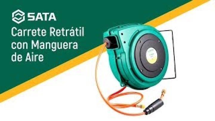 CARRETE RETRÁTIL CON MANGUERA DE AIRE | Sata Tools Colombia