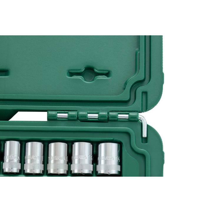 Image of 25 Pc. 1/4" Drive 6 Point Metric Socket Set - SATA