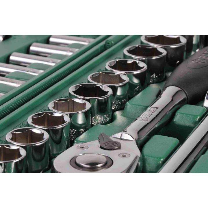 Image of 1/4" Drive 6 Point Metric Socket Set - SATA