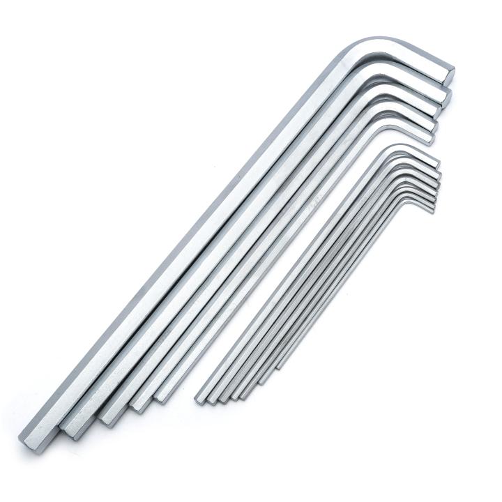 Image of 12-Key CRV SAE Extra Long Hex Key Set OLD - SATA
