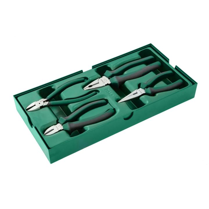 Image of 4 Pc. Dipped Handle Mixed Plier Set - SATA