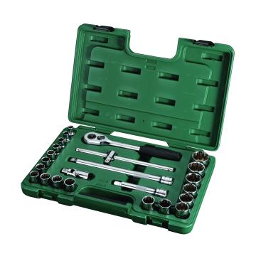 Image of 24 Pc. 1/2" Drive 12 Point Metric Socket Set - SATA